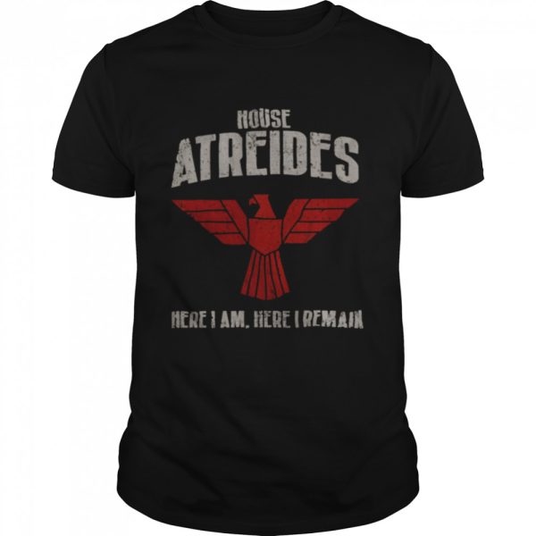 Dune House Atreides Here I Am Here I Remain Sci Fi Novel shirt