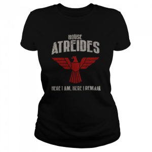 Dune House Atreides Here I Am Here I Remain Sci Fi Novel shirt