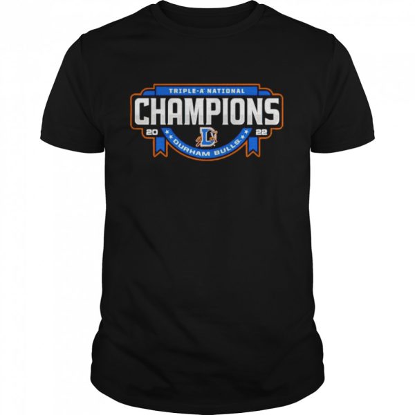 Durham Bulls 2022 Triple-A National Champion shirt