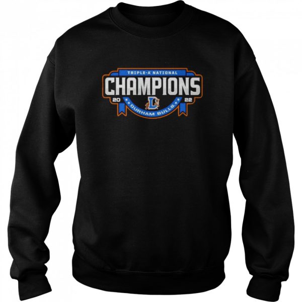 Durham Bulls 2022 Triple-A National Champion shirt