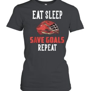 Eat Sleep Save Goals Repeat T-Shirt