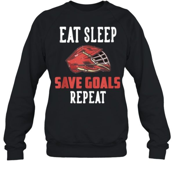 Eat Sleep Save Goals Repeat T-Shirt