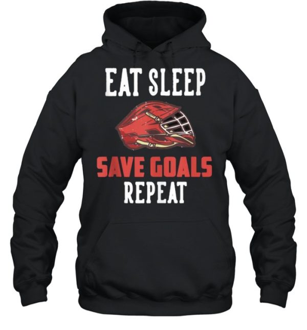 Eat Sleep Save Goals Repeat T-Shirt