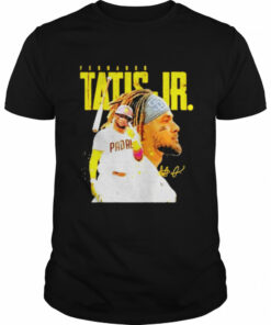 Fernando tatis jr san diego padres player signature shirt 1