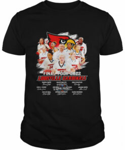 Final Four 2022 Louisville Cardinals signatures shirt 1