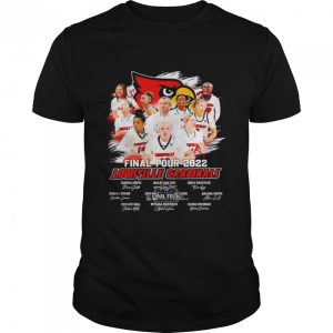 Final Four 2022 Louisville Cardinals signatures shirt