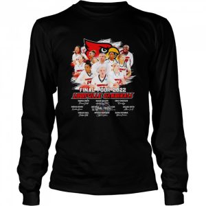 Final Four 2022 Louisville Cardinals signatures shirt 3