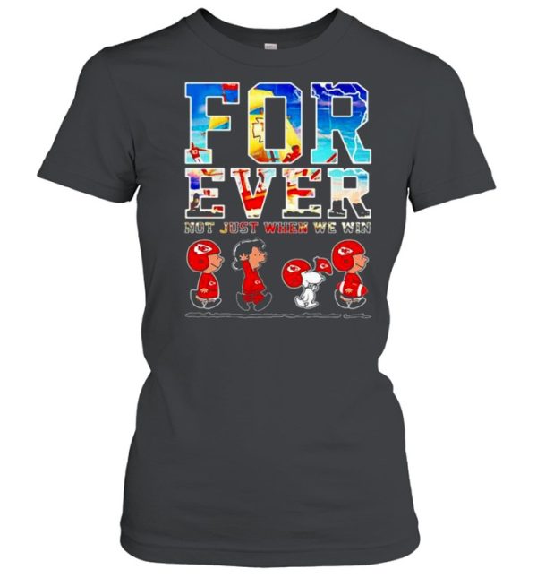 Forever Not Just When We Win Snoopy Vs Friends Tampa Bay Buccaneers Shirt