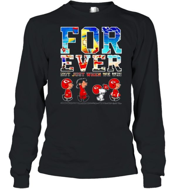 Forever Not Just When We Win Snoopy Vs Friends Tampa Bay Buccaneers Shirt