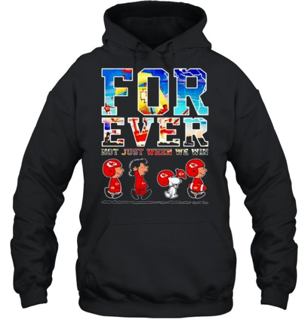 Forever Not Just When We Win Snoopy Vs Friends Tampa Bay Buccaneers Shirt