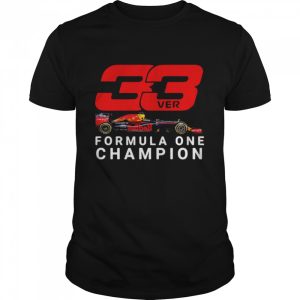 Formula One Champion Max Verstappen 33 Shirt