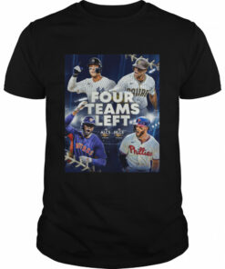 Four team Left World Series 2022 MLb shirt 1