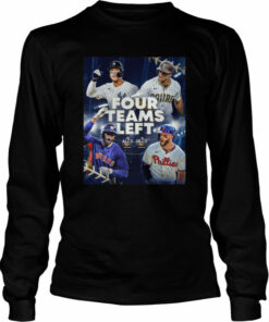 Four team Left World Series 2022 MLb shirt 3