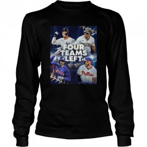 Four team Left World Series 2022 MLb shirt 3