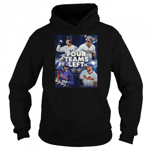 Four team Left World Series 2022 MLb shirt