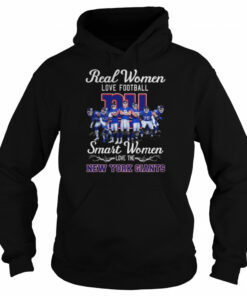 Funny Real women love football smart women love the New York Giants signatures 2022 shirt 5