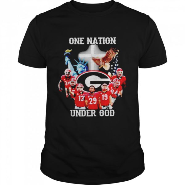 Georgia Bulldogs one nation under God shirt