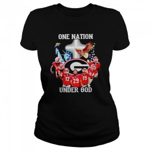 Georgia Bulldogs one nation under God shirt