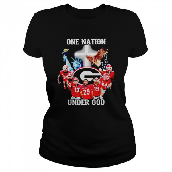 Georgia Bulldogs one nation under God shirt