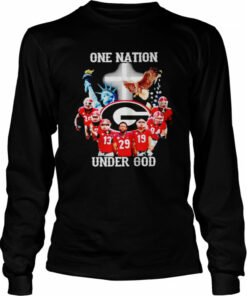 Georgia Bulldogs one nation under God shirt 3