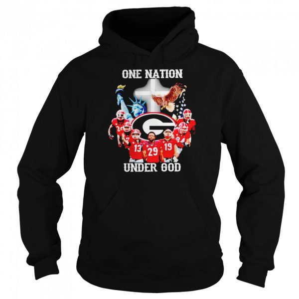 Georgia Bulldogs one nation under God shirt