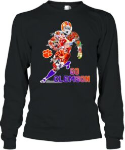 Go Clemson Tigers football college signatures shirt 2 Go Clemson Tigers football college signatures shirt 3