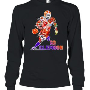 Go Clemson Tigers football college signatures shirt 3