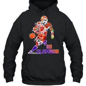 Go Clemson Tigers football college signatures shirt 5