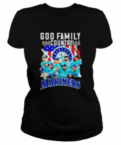 God family country Seattle Mariners shirt 1 God family country Seattle Mariners shirt 2