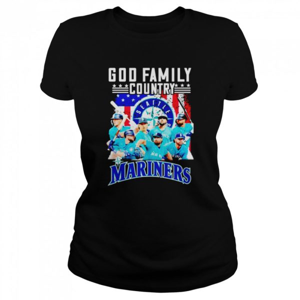 God family country Seattle Mariners shirt