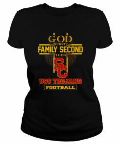 God first family second then USC Trojans football shirt 1 God first family second then USC Trojans football shirt 2