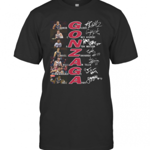 Gonzaga Basketball All Team Signature T-Shirt