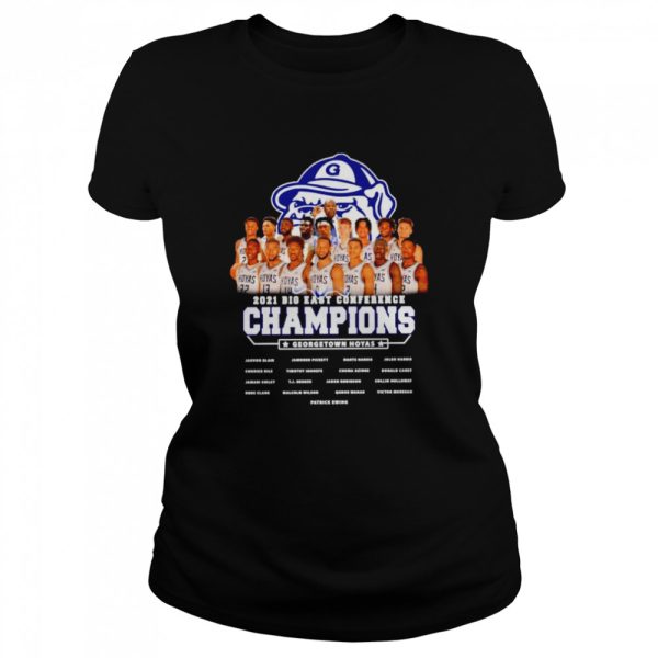 Gonzaga Bulldogs 2021 Big East conference champions Georgetown hoyas shirt