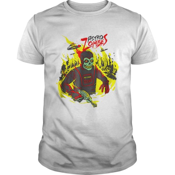 Halloween Astro Zombies Monster Scifi Gift Skate shirt