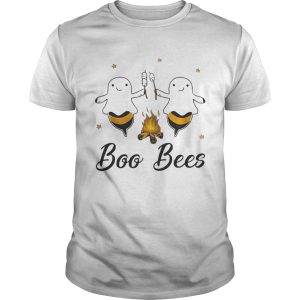 Halloween Camping Fire Ghost Boo Bees Shirt