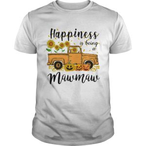 Halloween Car Pumpkin Happiness Is Being A Mawmaw TShirt