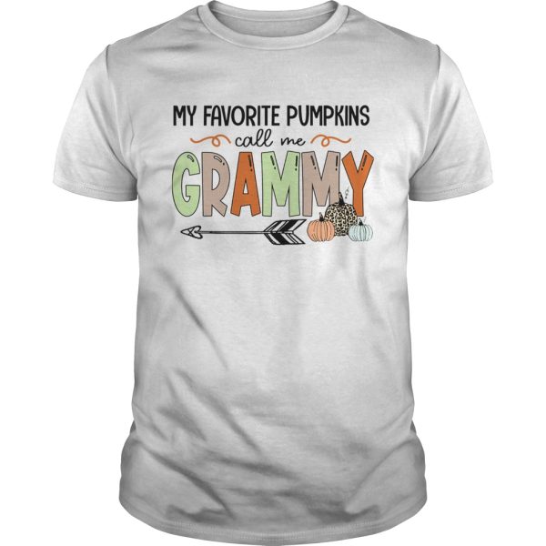 Halloween My Favorite Pumpkins Call Me Grammy TShirt