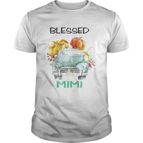 Halloween Women Mom Blessed Mimi Est 2019 TShirt