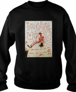 Harry Styles in this world it's just us shirt 4