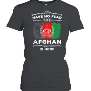 Have No Fear The Afghan Is Here Halloween Afghanistan Flag shirt