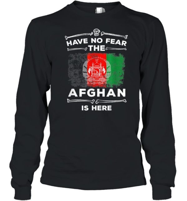 Have No Fear The Afghan Is Here Halloween Afghanistan Flag shirt