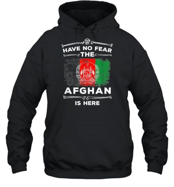 Have No Fear The Afghan Is Here Halloween Afghanistan Flag shirt