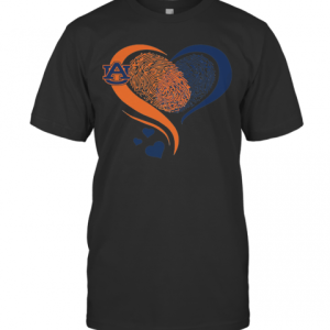 Heart DNA Auburn Tigers Football T-Shirt