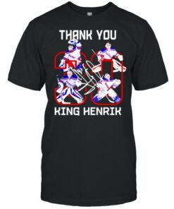 Henrik Lundqvist New York Rangers thank you king shirt 1