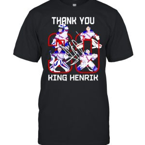 Henrik Lundqvist New York Rangers thank you king shirt