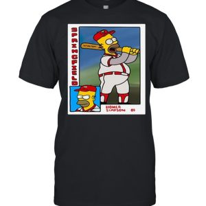 Homer at the Bat Trading Card Tee Shirt