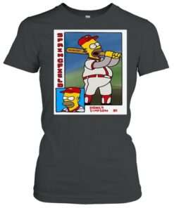 Homer at the Bat Trading Card Tee Shirt 1 Homer at the Bat Trading Card Tee Shirt 2