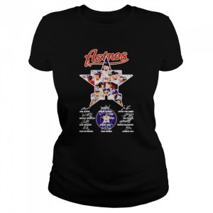 Houston Astros star players signatures shirt