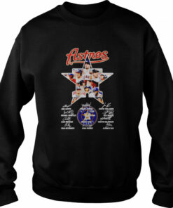 Houston Astros star players signatures shirt 4