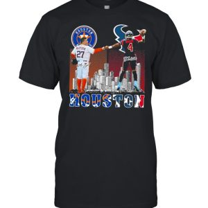 Houston astros alitove 27 and watson new texans city signature shirt